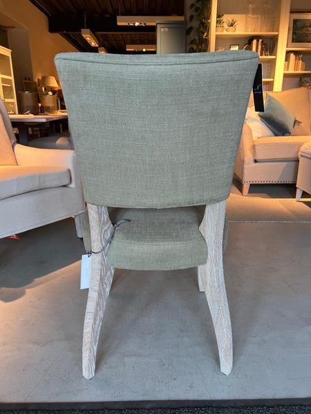Mowbray Dining Chair - Linara Moss - Pale Oak