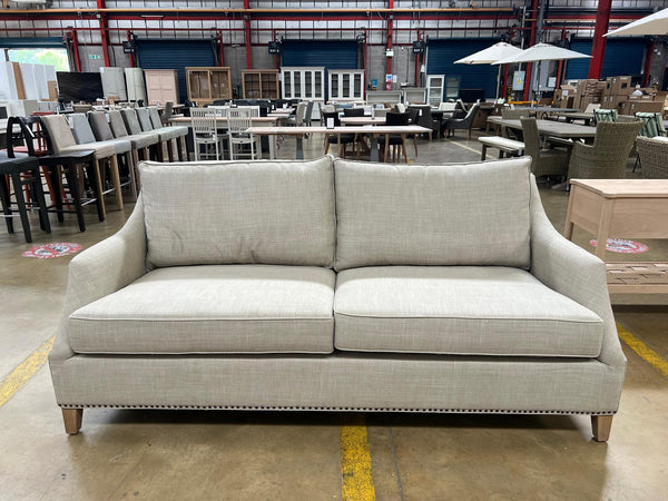 Eva Sofa Large - Harry Sand - Vintage Oak Legs