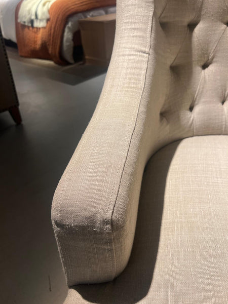 Amelia Armchair - Harry Sand - Pale Oak Legs