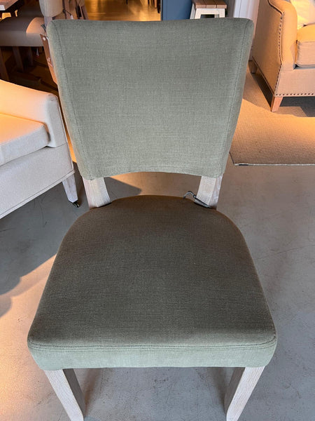 Mowbray Dining Chair - Linara Moss - Pale Oak
