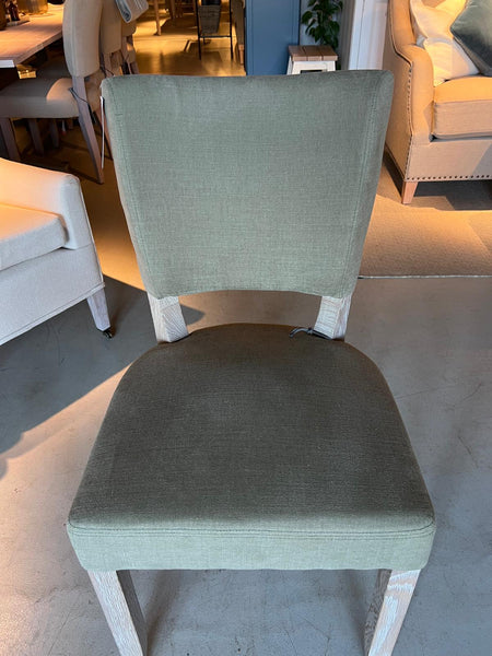 Mowbray Dining Chair - Linara Moss - Pale Oak