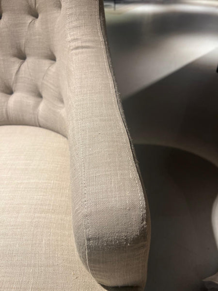 Amelia Armchair - Harry Sand - Pale Oak Legs