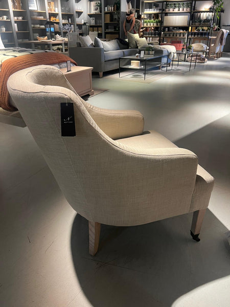 Amelia Armchair - Harry Sand - Pale Oak Legs