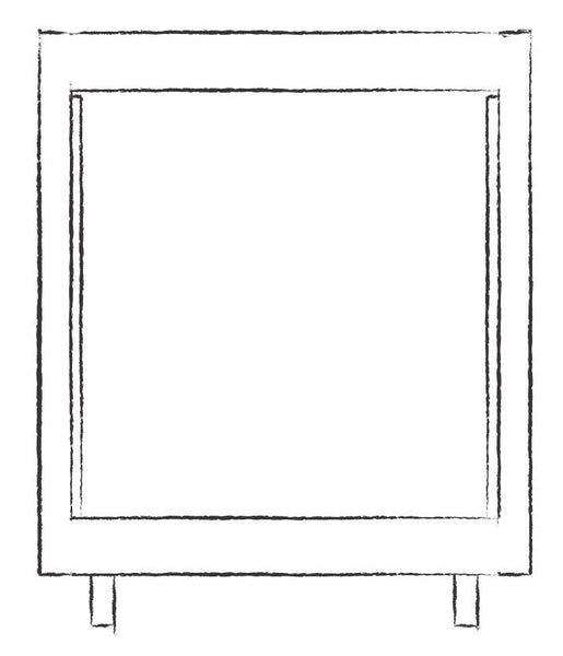 Kitchen SAMPLE - 690 Single Undercounter Oven Base Cabinet - lily