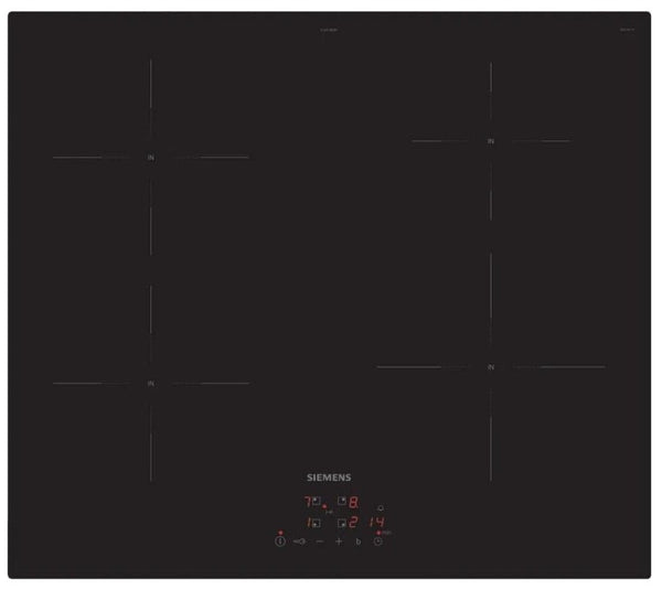 Siemens iQ100, Induction hob, 60 cm, Black- EU611BEB5E