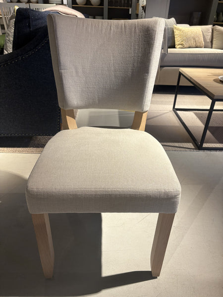 Mowbray Dining Chair - Linara Cobble - Vintage Oak