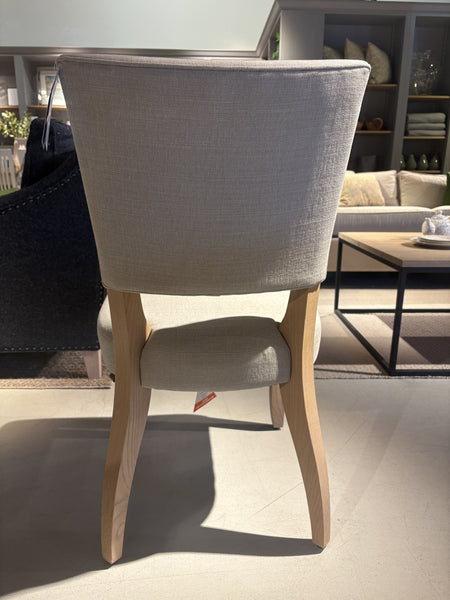 Mowbray Dining Chair - Linara Cobble - Vintage Oak