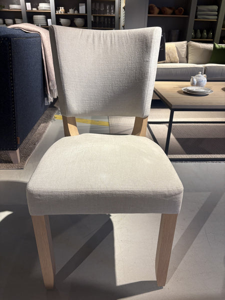 Mowbray Dining Chair - Linara Cobble - Vintage Oak