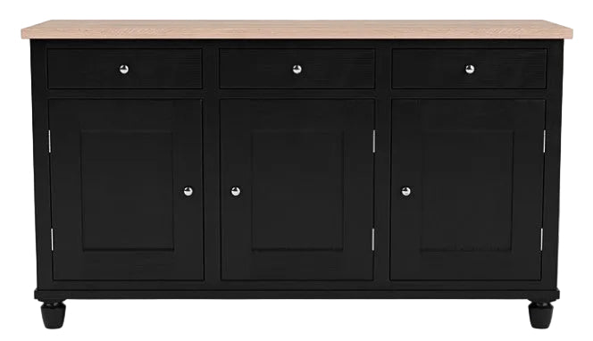 Suffolk 5ft Sideboard - Warm Black