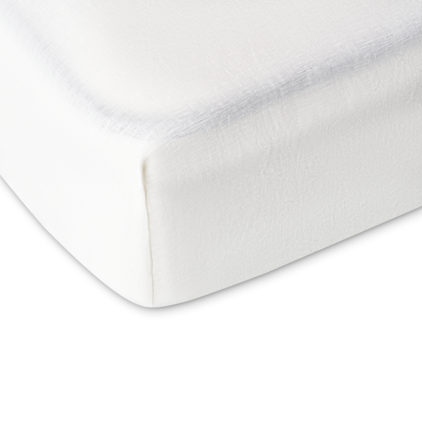 Edith Single Fitted Sheet - White